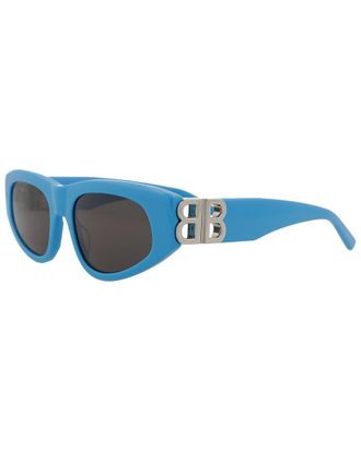 サングラス BALENCIAGA Woman Sunglasses Gnawed Blue BB0321S 014 balenciaga-bb0328s-005-hd-