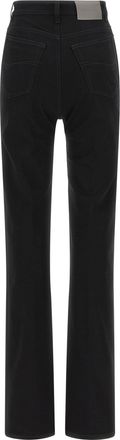 Balenciaga High-Waist Structured Denim Jeans - Black