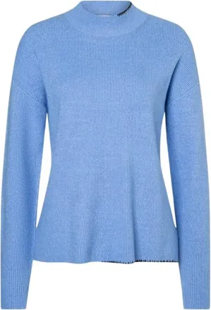 Lieblingsst&uuml;ck Lieblingsst&uuml;ck - MinouL - Dames - Truien - Blauw - Maat: XL Katoen