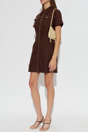 Casablanca Dress With Pockets, Womens, Brown