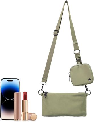 Generic Double Bag Apparel - Canvas Tote Satchel Organizer, Adjustable Strap Component, Large Folder Book Carrier, Female Ladies Adult Item Accessory, Profess