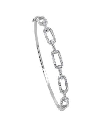 Sabrina Designs 14K 0.91 Ct. Tw. Diamond Link Bangle Bracelet