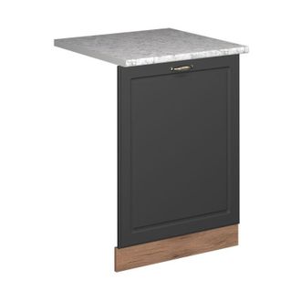 Vicco Panel Frontal Del Lavavajillas Fame-line, Antracita-oro Landhaus, 60 Cm, Et M&aacute;rmol Vicco