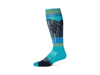 Smartwool Ski Targeted Cushion Summit Shot Over The Calf Socks Mens Crew Cut Socks Shoes Capri : XL (Mens Shoe 12-14.5), Merino/Mesh/Nylon