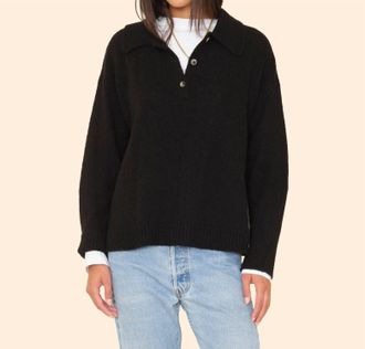 Xirena Ethan Pullover Sweater In Black