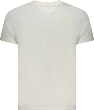 Tommy Hilfiger Logo-Print Cotton T-Shirt - White