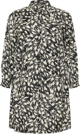 Kaffe Curve Kleedjes, Dames, Veelkleurig, 6Xl, Shirt Dress