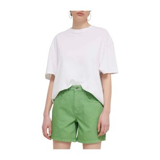 Desigual Dames, Korte broeken, Groen, Maat: XS Katoen