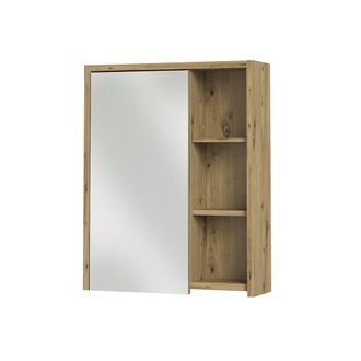 Vicco Armario Con Espejo Para Ba&ntilde;o Viola, Cachemira/roble Artesanal, 60 X 75 Cm, Vicco