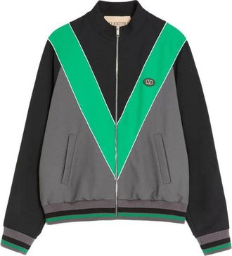 Valentino Sudadera con cremallera y parche VLogo - Sweatshirts & Hoodies - Hombre - Multicolor - M