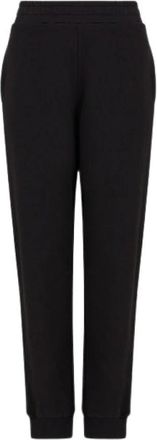 Emporio Armani Jogger van sweatstof - Dames - Sweatpants - Zwart - L - Broeken