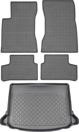 OEM Juego De Alfombrillas De Goma Para Coche Y Maletero Para Mercedes Clase A W177 Hatchback (5 Puertas) Desde Mayo De 2018