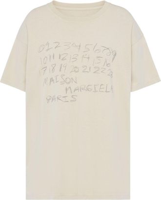 Maison Margiela Baumwoll-T-Shirt mit Maison Margiela-Logo