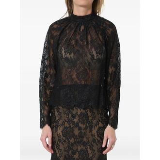 Self Portrait Laced Blouse