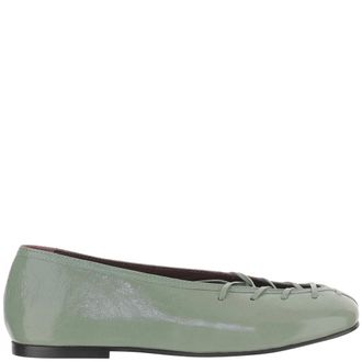 Alohas Ballerinas, female, Green, Size: 6 US Bumi Ballet Flats