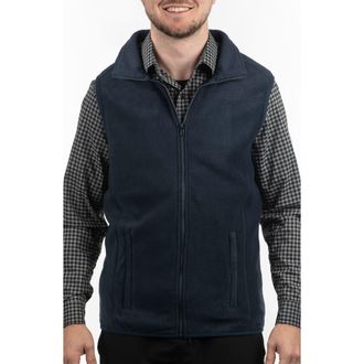 Burnside Polar Fleece Vest in Navy at Nordstrom Rack, Size X-Large
