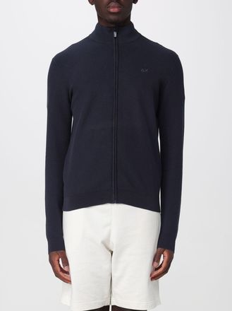 Sun 68 Cardigan con zip in cotone