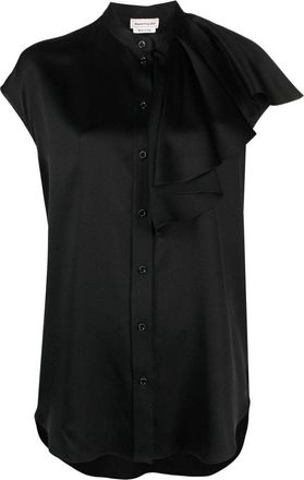 Alexander McQueen Fluid Double Satin Shirt