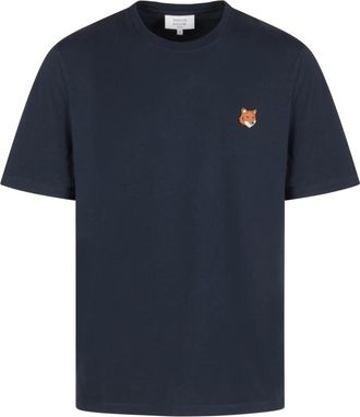 Maison Kitsun&eacute; T-Shirts - Heren - T-shirts - Blauw - XL - Tops