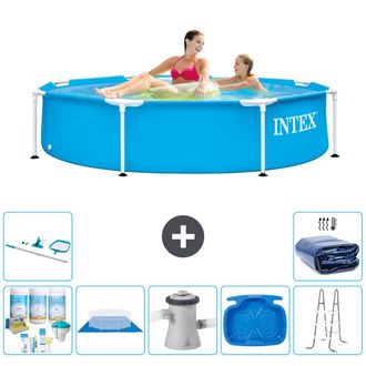 Intex Piscina Con Estructura Redonda - 244x51 Cm - 7-piezas S20405