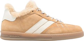 Woolrich Double Panelled Suede Shearling-Lined Sneakers