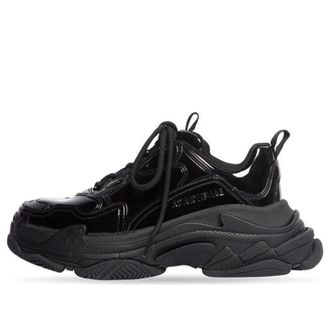 Balenciaga Triple S Black Patent 734954W2PAA1000