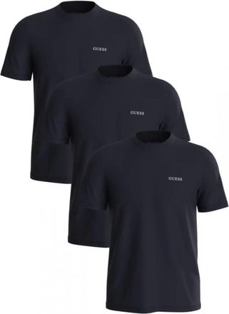 Guess Donkerblauw T-shirt met korte mouwen 3-pack - Heren - T-shirts - Blauw - XL - Katoen - Tops
