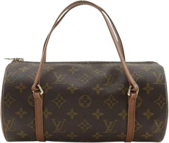 Louis Vuitton Pre-owned Papillon 26 Monogram Handtas - Dames - Vintage Handtas - Bruin - ONE Size - Vintage