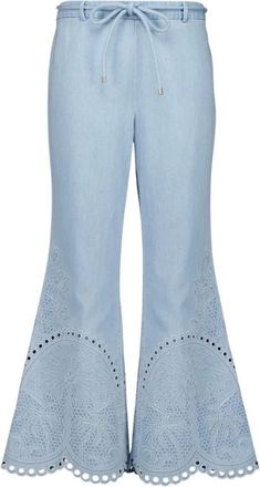 Zimmermann Donna, Pantaloni, Blu, XS, new
