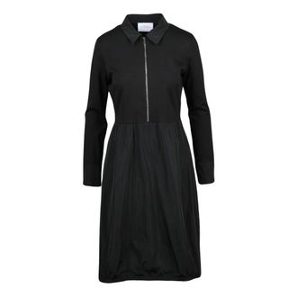 Vicario Cinque Kleedjes, Dames, Zwart, S, Leer, Abito Lungo
