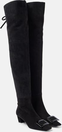 Roger Vivier Stivali cuissardes Belle Vivier 45 in suede