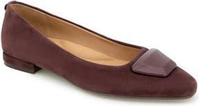 Gentle Souls Hannette Ballet Flat in Burgundy Suede at Nordstrom Rack, Size 8.5