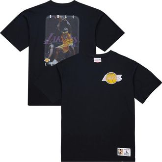 Mitchell & Ness Mens Mitchell & Ness Shaquille ONeal Black Los Angeles Lakers Hardwood Classics NBA Legends T-Shirt at Nordstrom, Size Medium