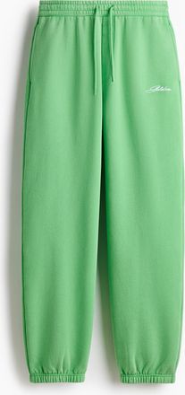 H&M Sweatpants in Loose Fit - Green