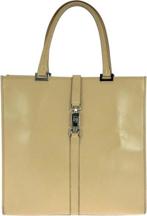 Gucci Beige Leather Jackie Tote (Authentic Pre-Loved)
