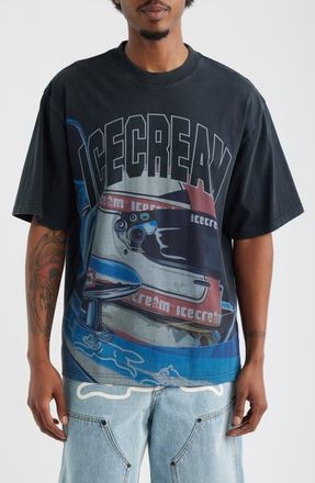 Icecream Sponsor Graphic T-Shirt in Black at Nordstrom, Size Xx-Large