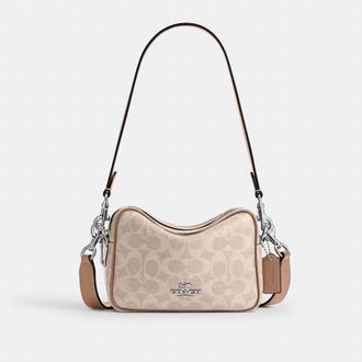 Coach Mini Carey Crossbody Bag In Signature Canvas