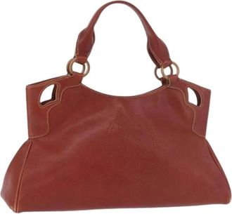 Cartier Pre-owned Vintage Hand Bag - Dames - Vintage Handtas - Bruin - ONE Size - Leer - Vintage