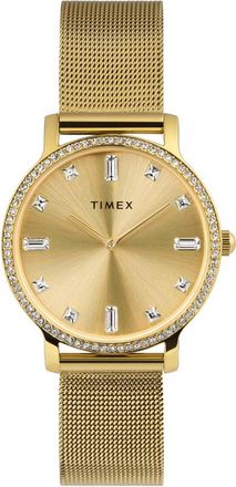 Timex Womens TW2W19300 Ladies Transcend Watch - Gold - One Size