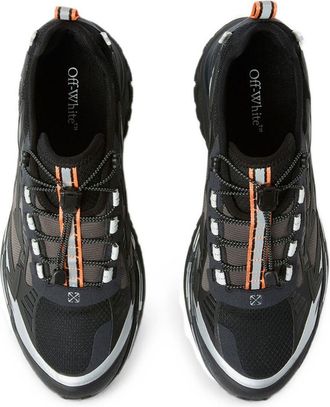 Off-white Mesh and Rubber Trail Sneakers - Black