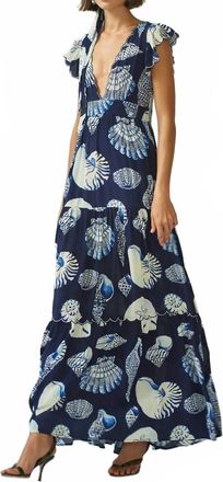 Carolina K Womens Mila Dress In Felicity Shell