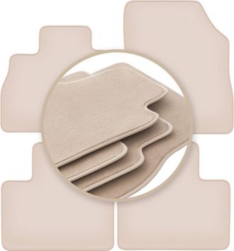 OEM Alfombrillas Premium Beige Para: Renault Grand Scenic Iv Monovolumen 2016