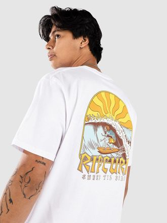 Rip Curl Shred Til Camiseta blanco