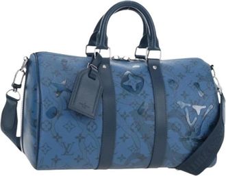 Louis Vuitton Pre-owned Vintage Monogram Weekend Bag - unisex - Vintage Weekendtas - Blauw - ONE Size - Vintage