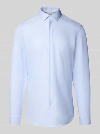 Jake*s Super Slim Fit Business-Hemd mit Kentkragen in Bleu, Gr&ouml;&szlig;e 43/44