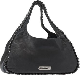 Chanel Pre-owned Vintage Schoudertas - Dames - Vintage Schoudertas - Zwart - ONE Size - Leer - Vintage