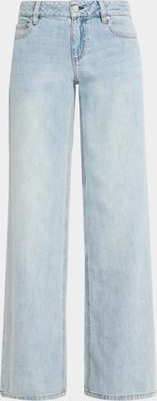 Alice & Olivia Amazing Low-Rise Baggy Jeans