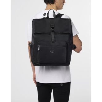Philipp Plein Nylon Box Backpack Men in Black at Nordstrom