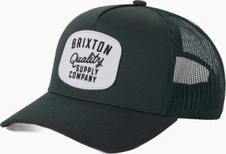 Brixton Mens Brixton Mens Hubal Netplus Trucker Cap - Black - Size: ONE size