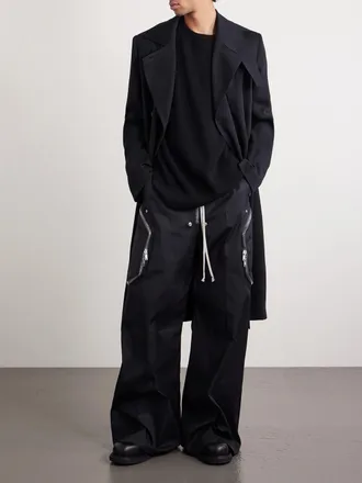 Rick Owens Jumbo Ribbed Virgin Wool Sweater